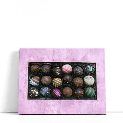 Assorted Chocolate Delights - Canvas Print Wall Art