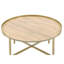 Table basse à plateau rond