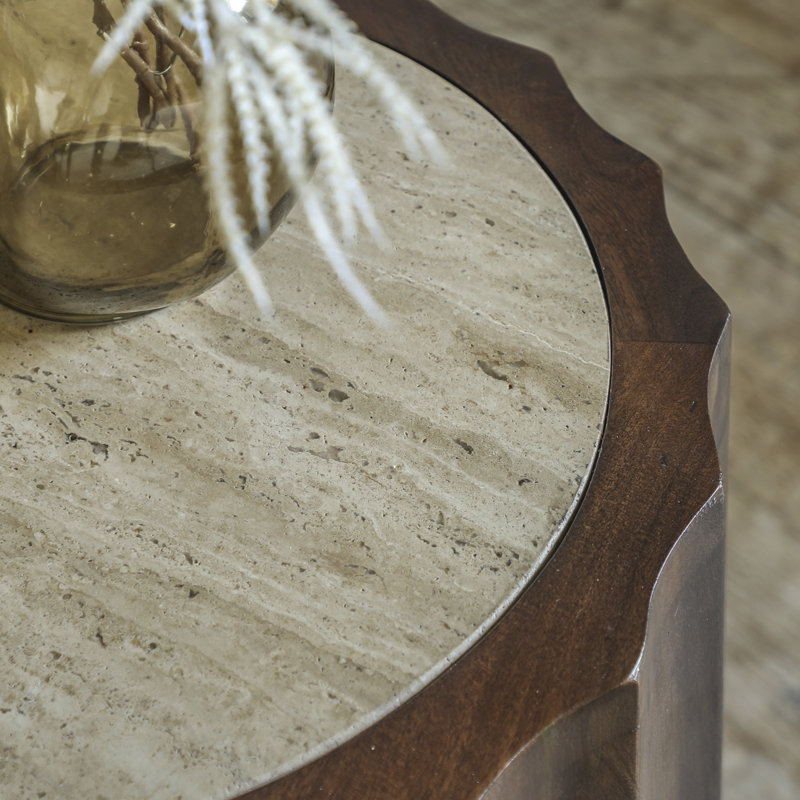 Charneka Drum End Table