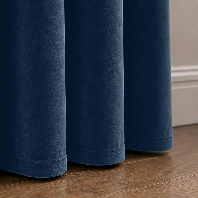 Single Curtain Panel, NAVY