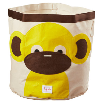 Corbeille de rangement singe