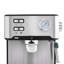 Machine à expresso professionnelle à 20 bars avec mousseur à lait, indicateur de pression et réservoir d'eau amovible - Machine à espresso, cappuccino, latte et macchiato - Simple et double, compatible avec dosette