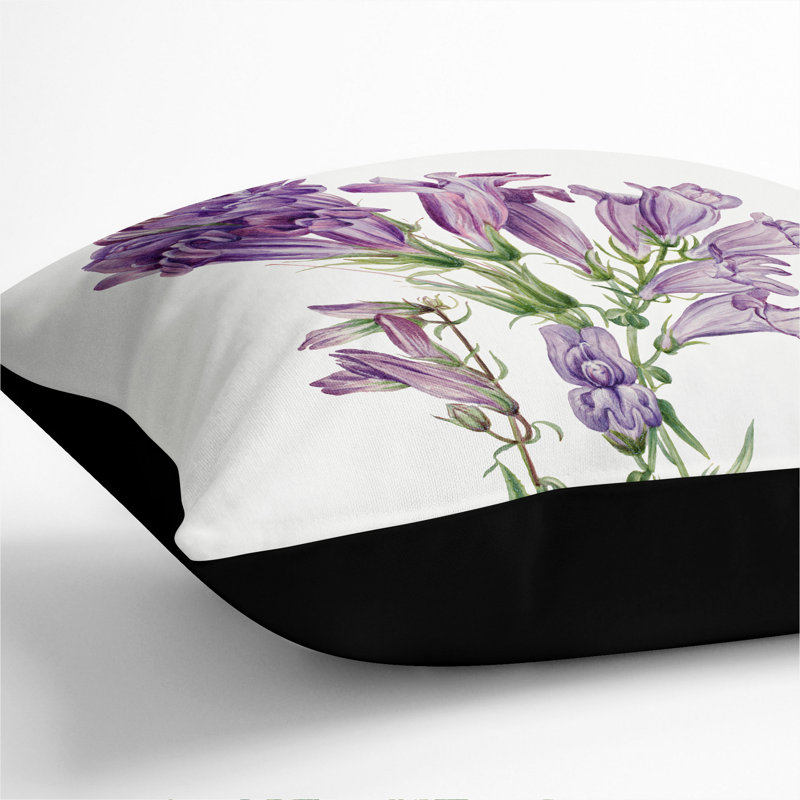 Square Cushion, 55cm H x 55cm W x 20cm D, Black