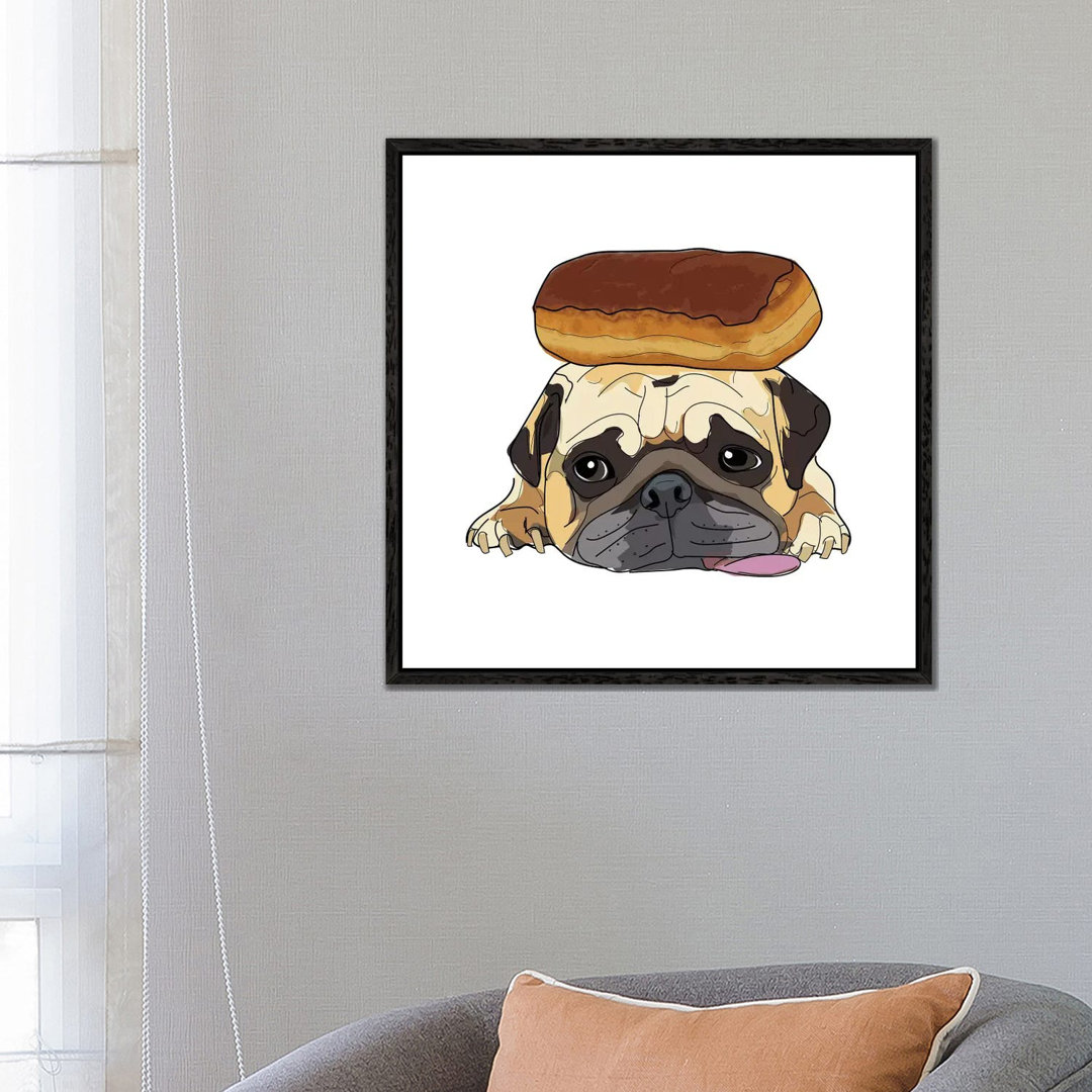 Maple Bar Dog von Sketch And Paws - Gallery-Wrapped Canvas Giclée on Canvas