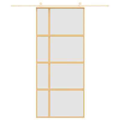 Jamarie Glass and Aluminium Barn Doors