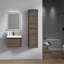 Meuble-lavabo mural simple l 23,4 po x P 19,6 po x H 17,7 po Elke-1102532063