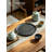 Vintage Hammered Metal Decorative Tray - 11.8 Inch Round Candle Plate And Organizer For Coffee Table, Kitchen Counter, And Home Decor