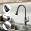 Robinet de cuisine rétractable avec capteur tactile et plaque de pont-122723582
