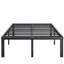 Structure de lit Paca de 18 po de hauteur, support pour 2000 lb, sans sommier, facile à assembler-1648323465