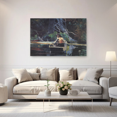 The Adirondack Guide, 1894, classique abstrait contemporain, océan, art mural