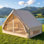 Tente gonflable pour le camping, tente gonflable pour 4 à 6 personnes avec pompe