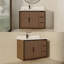 Meuble-lavabo simple en bois massif l 42 po x P 22 po Thayer-49550499-49550508