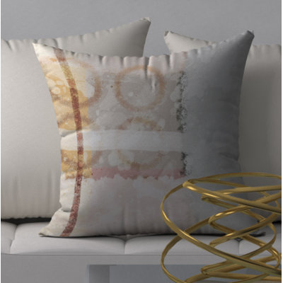 Abstract Throw Pillow