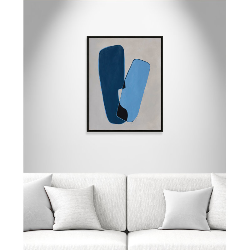 In Unity II by Filippo Ioco For Casa Fine Arts, 29.5" H x 23.5" W x 2" D, Espresso Framed