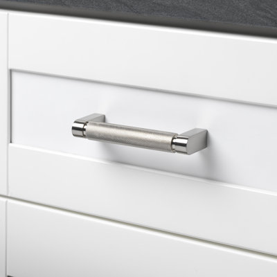 GlideRite 3-3/4 in. (96mm) Center to Center Knurled Bar Pull