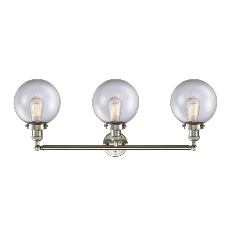 Lorri 3 - Light Vanity Light, LED, Clear, Brushed Satin Nickel