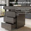 Bureau minimaliste italien de luxe avec tiroirs 70,87 po - Bureau de direction moderne avec charge intelligente pour la maison, le salon ou l'espace de travail, disponible en 3 couleurs-129009289-129009295