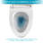 Modern Ceramic Toilet With Advanced Dual Flush Technology & Silent Seat One Efficient Water Saving Feature Gentle Pad