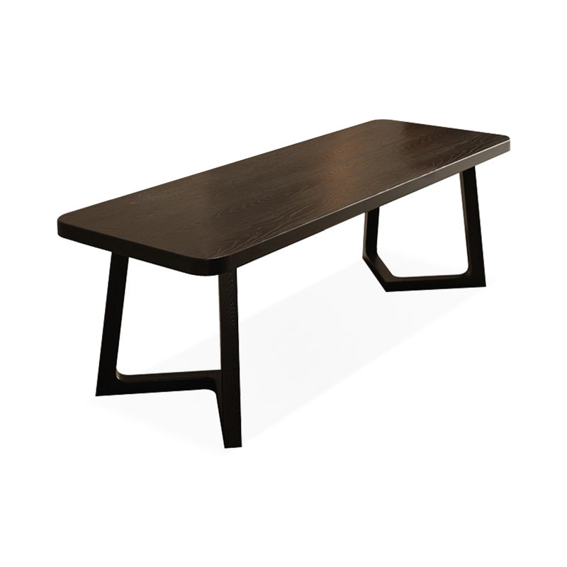Picture color Rectangular Solid Wood writing desk, 29.53" H x 78.74" W x 23.62" D