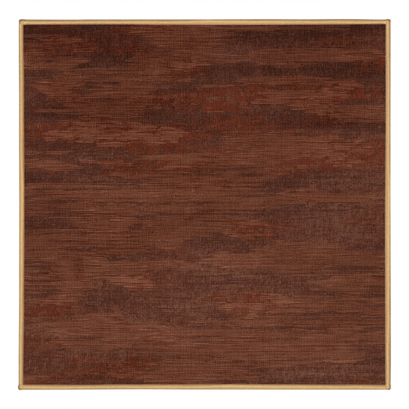 Tapis abstrait lavable à la machine, Carré 4 pi