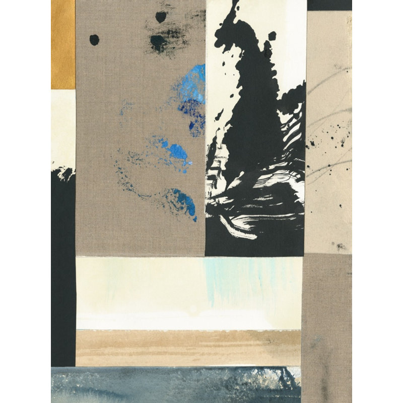 Assemblage 1 Print by Ngo, PC, Maple Single Picture Framed, 30'' H x 22'' W
