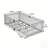 Floor Bed with High Fence Railings and Door, Rubber Wood Safety Guardrails for Compact Rooms-179504692-179504699-179504698