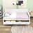 Shirl Twin Size Two Drawers Wooden Daybed-1154705590