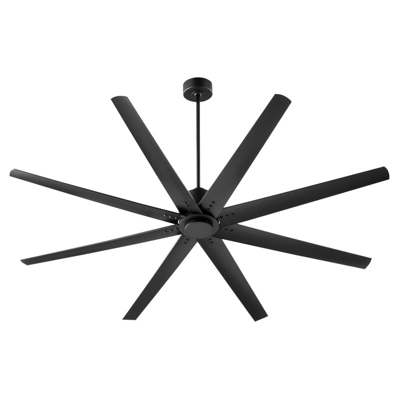 Ventilateur de plafond à 72 pales 72 "avec télécommande Rockingham, Noir