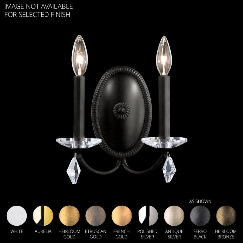 Modique 2 - Light Candle Wall Light, Heirloom Bronze