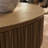 35" & 31" Round Handcrafted Coffee Table – Solid Wood Fluted Design-2093378322-2083903405