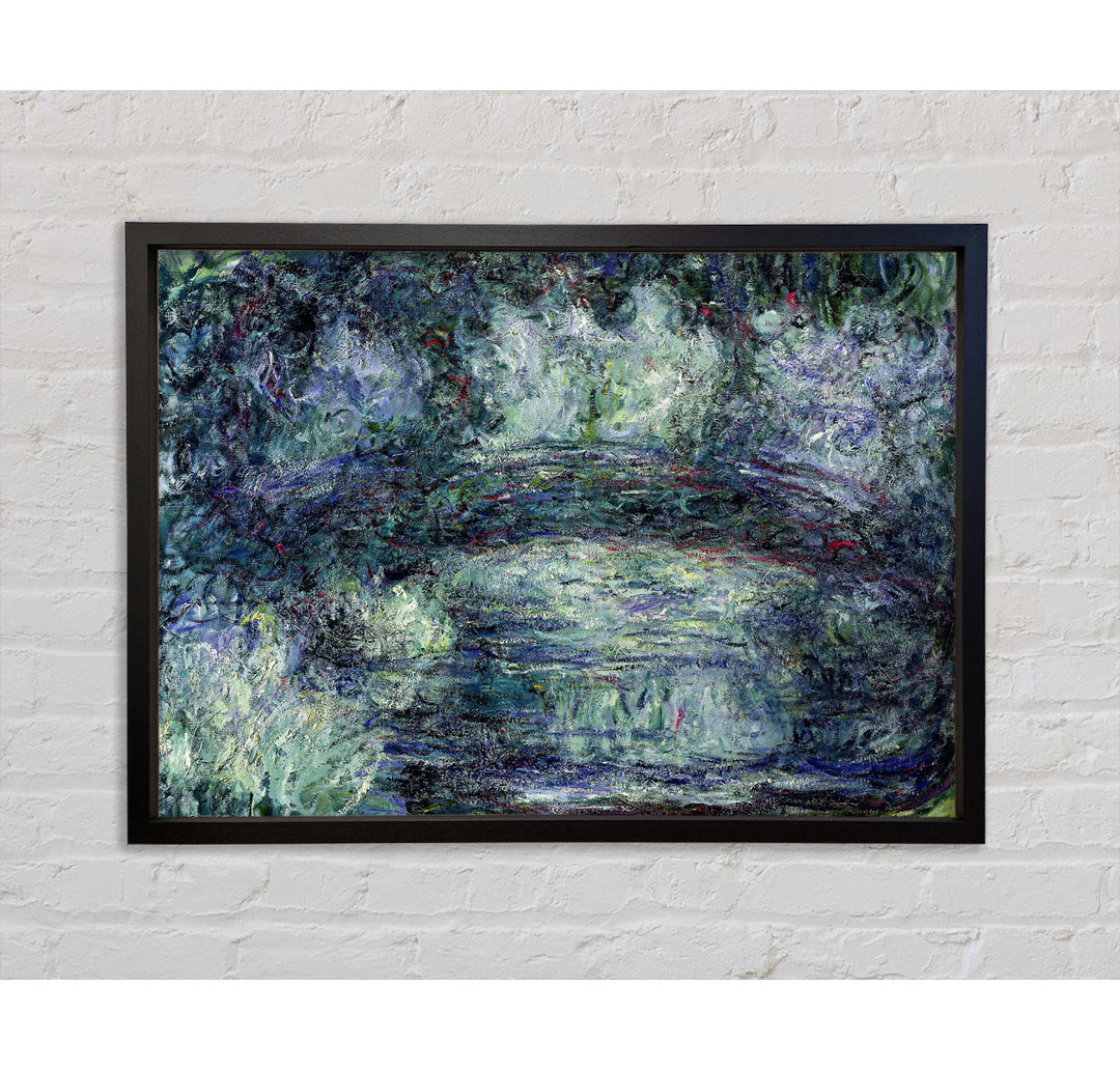 Pont Japonais Japanilainen Silta von Claude Monet - Einzelbildrahmen Kunstdrucke auf Leinwand