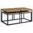 Romance Copy Three-Piece Table Set with Industrial Design