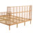 Soltera Coastal Boho PE Wicker Bed With Wing Back Headboard And Metal Frame Support-115153098