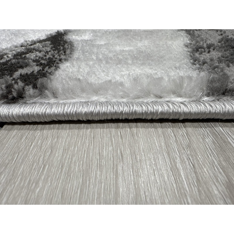 Tapis moderne abstrait abstrait Tabernash, Rectangle 7 pi 10 po x 10 pi 10 po