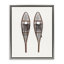 «Minimal Winter Snow Shoes», art mural sur toile par Charity Henderson