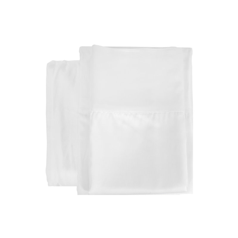 Parker Bamboo Sateen Sheet Set , Twin, White
