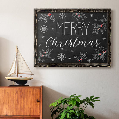 " Merry Christmas Chalkboard " Print