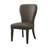 Savoy Upholstered Dining Chair Set of 2 w/Truffle Finished Wood Legs & Nailhead Trim - Bandero Espresso - Faux Leather - Suitable for Dining Room & Sitting Areas-573897638