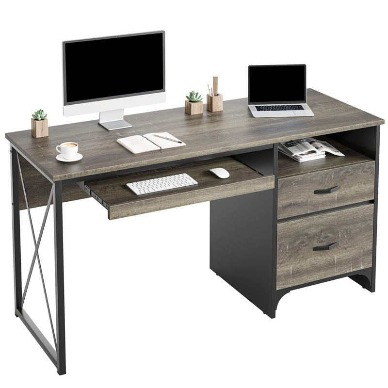 Bureau Myalynn, Chêne gris foncé
