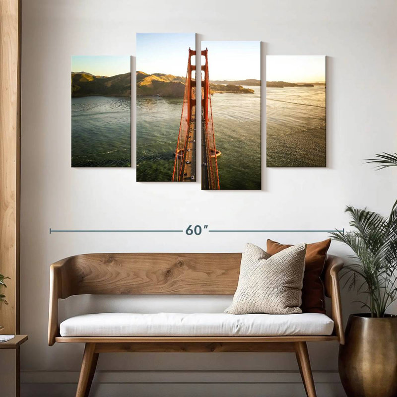 Lilie Golden Gate Bridge Horizon, 32'' H x 52'' W