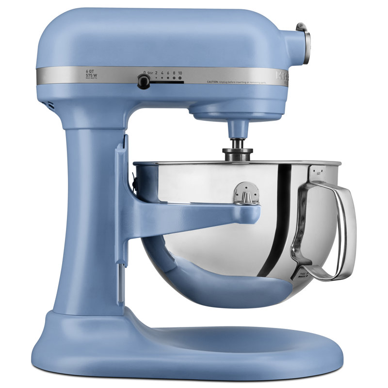Batteur sur socle à bol relevable de 6 pintes Professional 600 Series de KitchenAid, Bleu mat