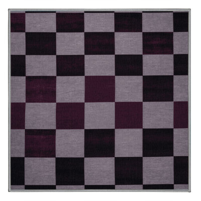 Tapis rose lavable à la machine