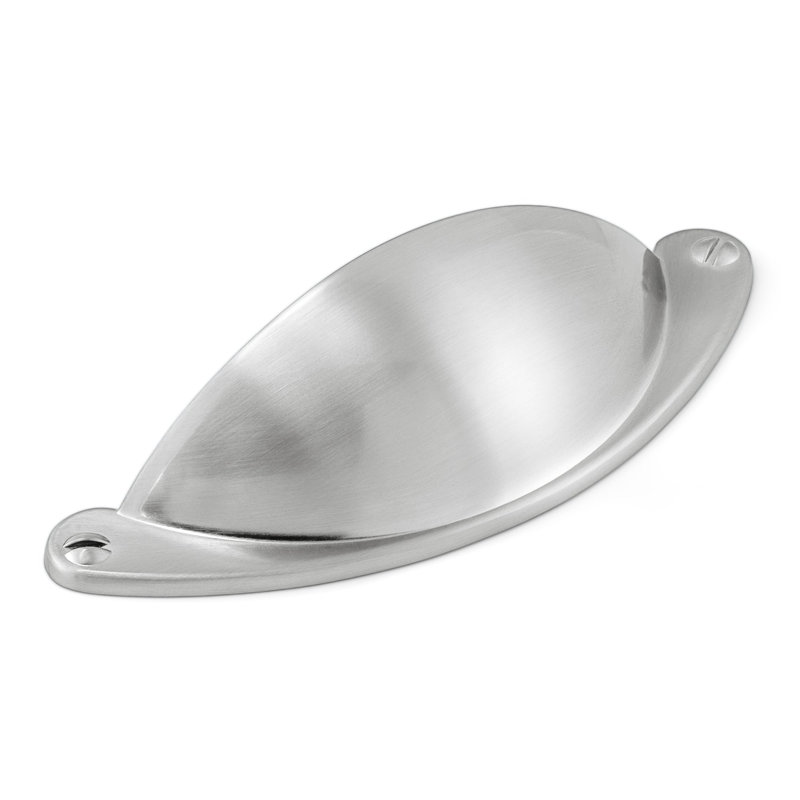 Poignée coquille 2,5 "Classic Collection Classic Collection, Nickel satiné