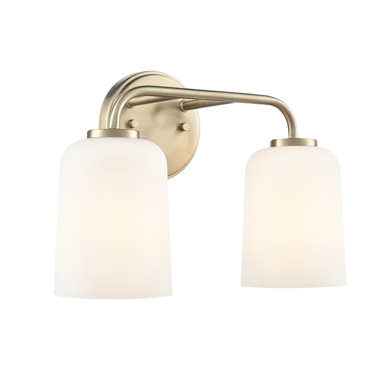 Londonderry 14" Wide 2-Light Vanity, Modern Gold