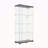 Two Door Glass Cabinet Glass Display Cabinet With 4 Shelves-1506680851