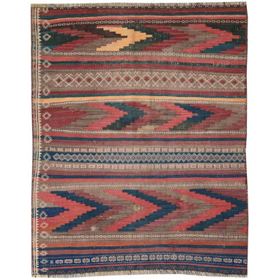 Emiljan Rectangle 91 cm x 117 cm Wool Hand Woven Area Rug