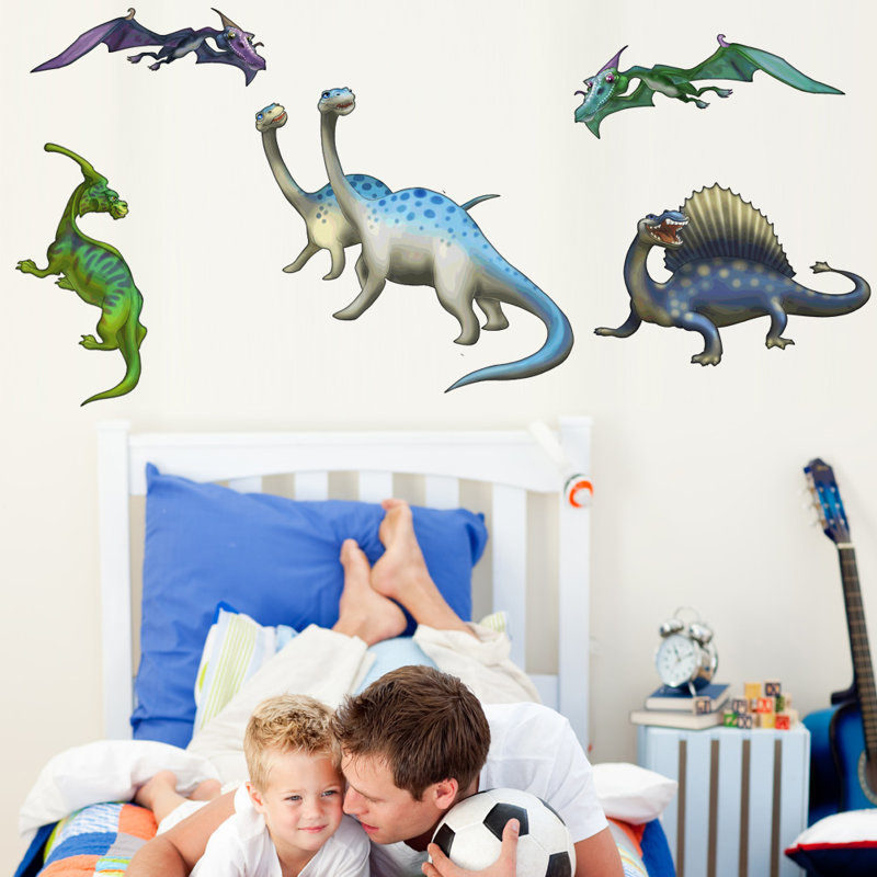 Décalcomanie murale dinosaure
