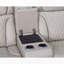 Causeuse inclinable électrique avec appui-tête électrique, haut-parleurs Bluetooth, lumières DEL, ports USB et USB-C, rangement et porte-gobelets