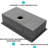 30 - Inch Undermount Kitchen Sink, 16 Gauge 304 Stainless Steel, Quiet Operation With 3Mm , And Switchable Workstation Modes Sound Proof Design Rubber Pad, Multiple Function