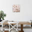 «Pink Bird Sparrow», reproduction sur toile, art mural moderne de 24 po x 24 po
